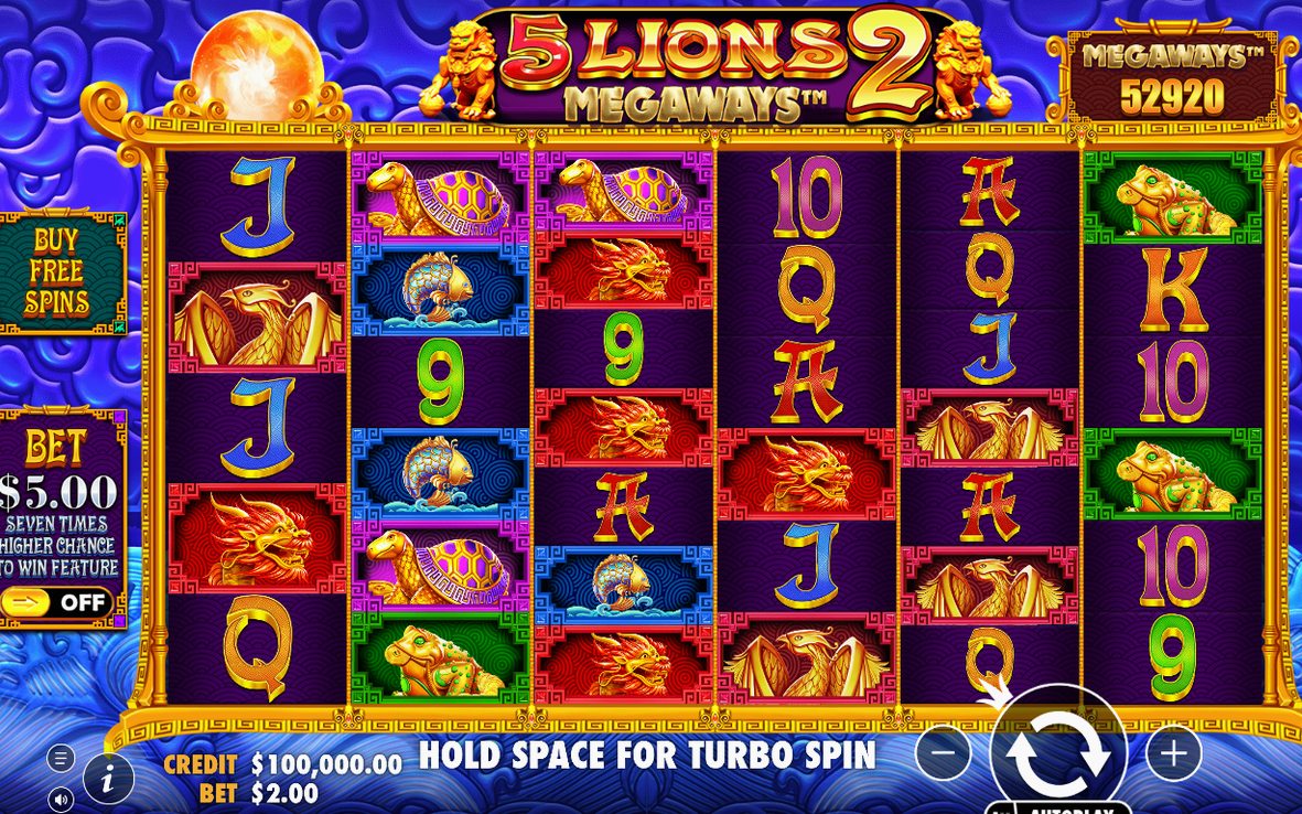5 Lions Megaways 2